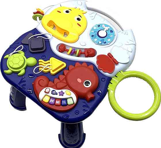 Каталка-ходунки Tiibaby ігровий центр 3 в 1 Перші кроки Синій (66548-66549) Чернігів