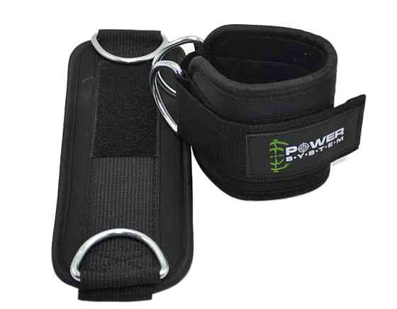 Манжети на щиколотку Power System PS-3460 Ankle Strap Gym Guy Black Киев