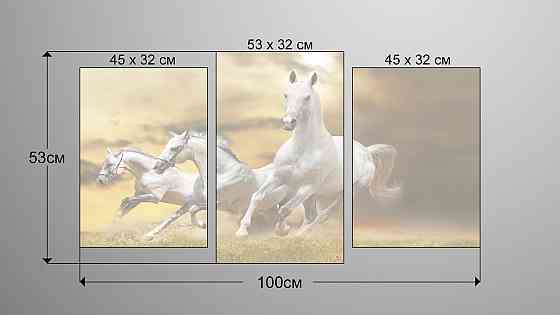 Модульна картина Коні Art-79_3 Київ