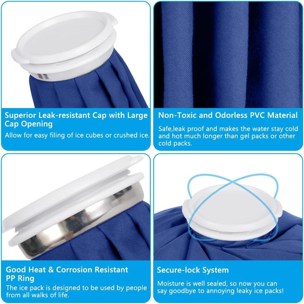 Сумка для льоду Reusable Ice Bag 15.2 cm многоразовый холодный пакет для травм гелевый компресс горячая и Киев - изображение 2