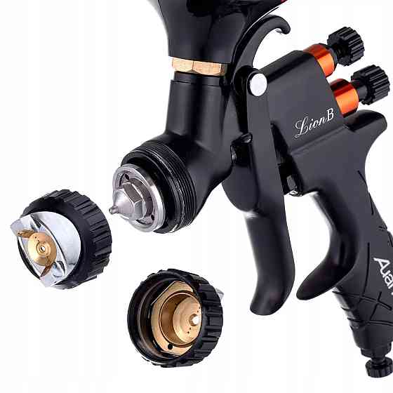 Краскопульт пневматический LVMP верх.п/б 600мл, 1,7мм AUARITA LION-B-1.7LM Одесса