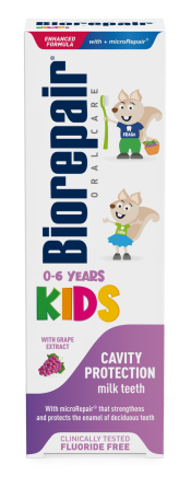 Детская зубная паста виноград Kids Milk Teeth Biorepair 50 мл Киев