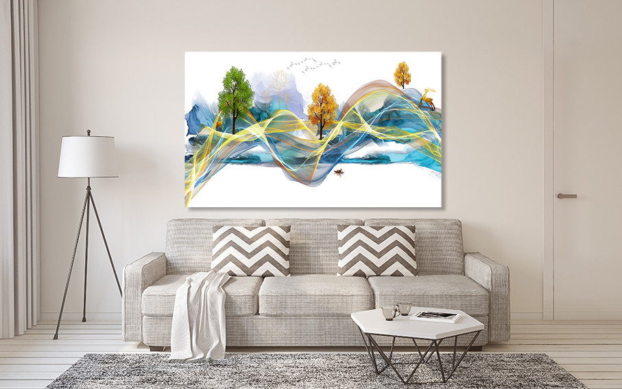 Картина холст в гостиную / спальню  Природа ліс   MLP_185 50x100 см Киев - изображение 2