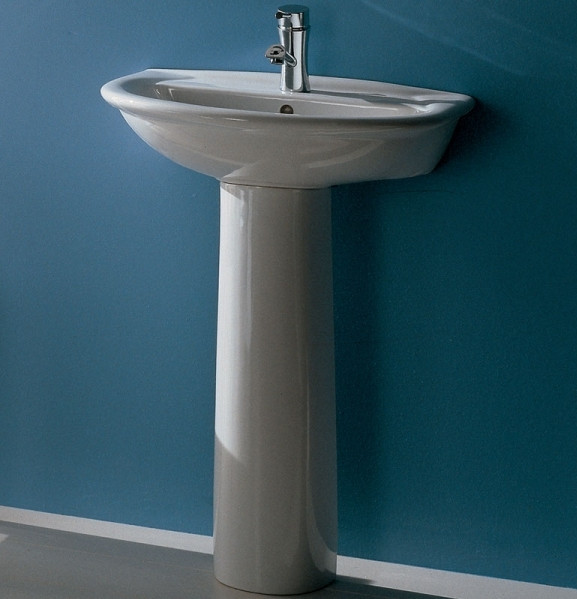 Раковина та ніжка RAK Ceramics Karla 60.5x83.5x48.5см (RAK0011) Білий Вінниця - фото 2