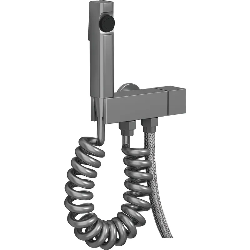 Настінний кран для гігієнічного душу й бачка унітаза Champion PHL-333 GRAPHITE з лійкою колір графіт (CH6552) Чернівці - фото 1