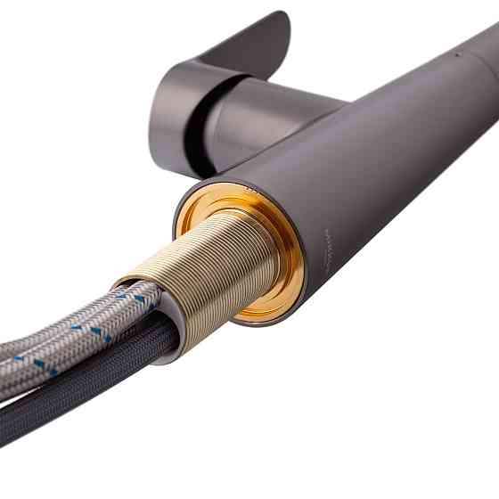 Смеситель для кухни с выдвижным изливом Mixxus Premium WARTA 014 GRAPHITE (MI6957) Киев