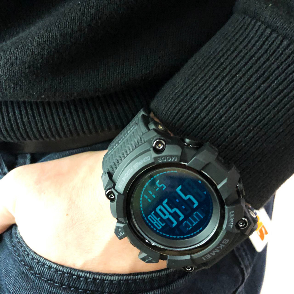 Водонепроникний годинник для риболовлі, Чоловічий водостійкий спортивний тактичний наручний годинник KN-73 Львів - фото 16