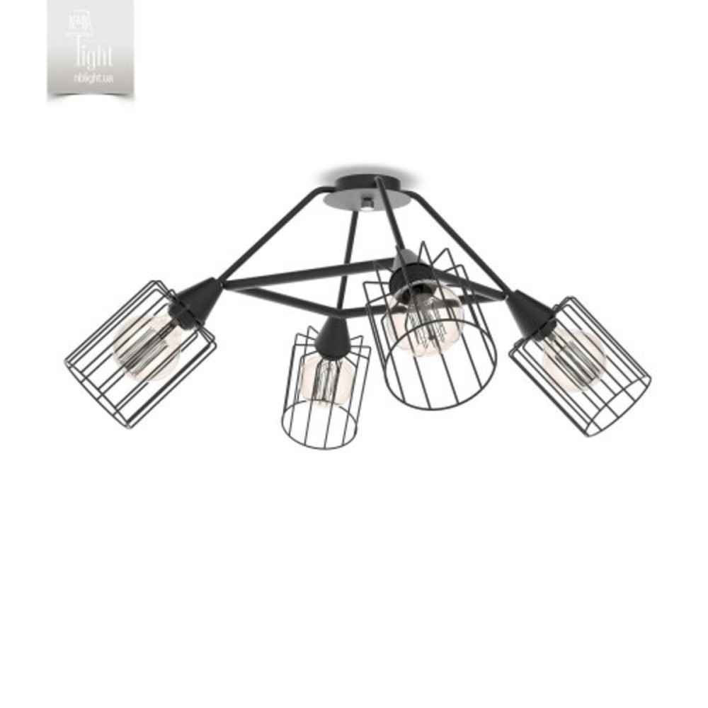 VALESO Люстра в стилі лофт -4 BK Коломыя - изображение 5