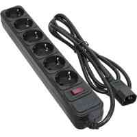 Мережевий фільтр живлення Patron 2 m3*1mm2 (SP-1065U) 6 розеток BLACK (EXT-PN-SP-1065U) Киев