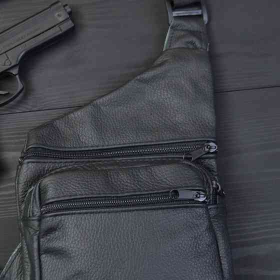 Оригінальна чоловіча сумка крос-боді, Чоловіча вулична сумка через плече крос-боді гладка VL-41 Івано-Франківськ