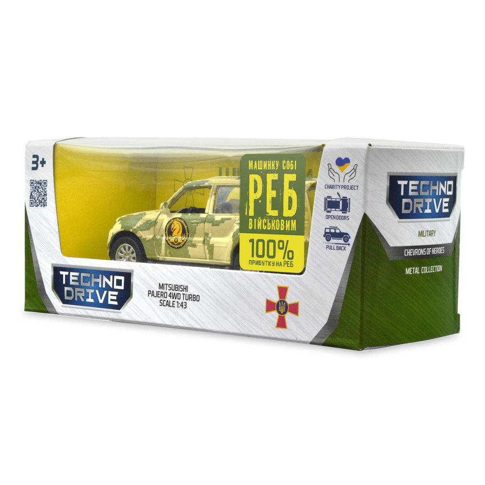 Автомодель серії Шеврони Героїв - Mitsubishi Pajero 4WD Tubro - 47 ОМБр Дніпро - фото 5