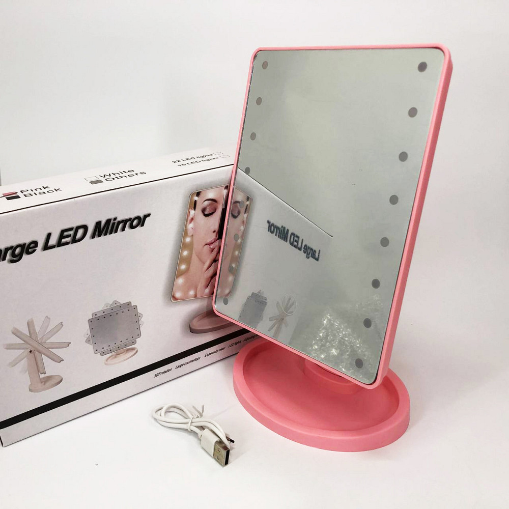 Дзеркало з підсвічуванням для косметики 16, Краще косметичне дзеркало з підсвічуванням TS-61 Львів - фото 7