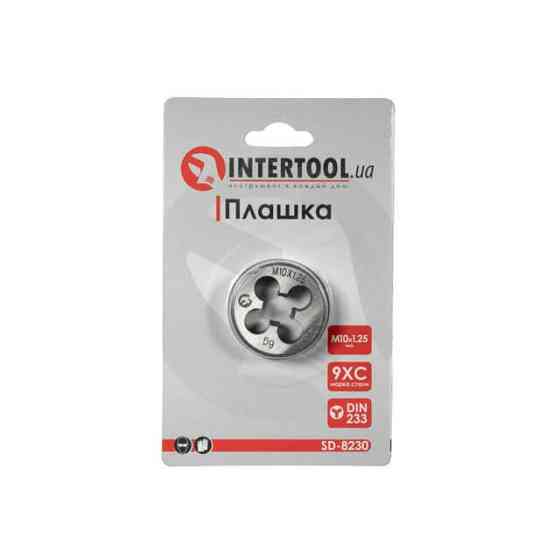 Плашка, M10×1,25 мм INTERTOOL SD-8230 Київ