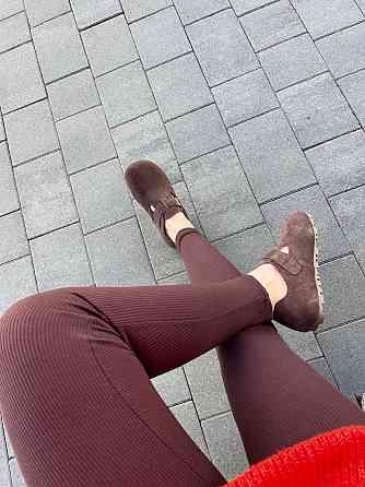 Egga Клоги жіночі EGGA шоколадні натуральна замша закрита п'ята розмір ( -32) Коломия