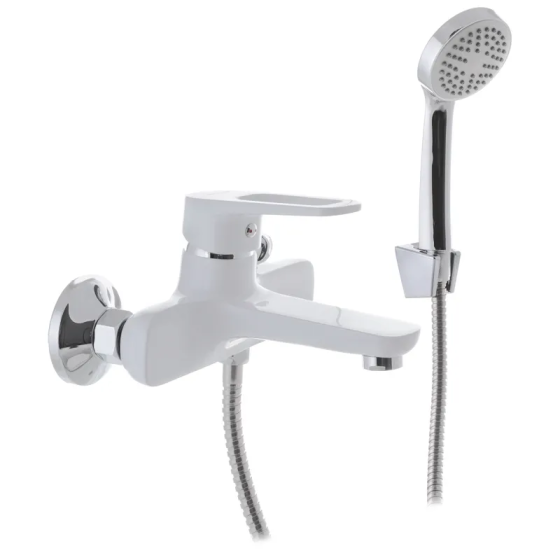 Змішувач для ванни з коротким виливом MIXXUS NEVADA 009 EURO Білий   ( MI5800 ) 22930 Харків