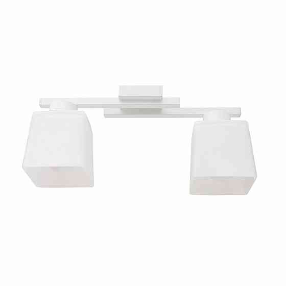 Люстра потолочная на два плафона MSK Electric Dublin под лампы Е27 белая NL 16610-2 WH Одесса