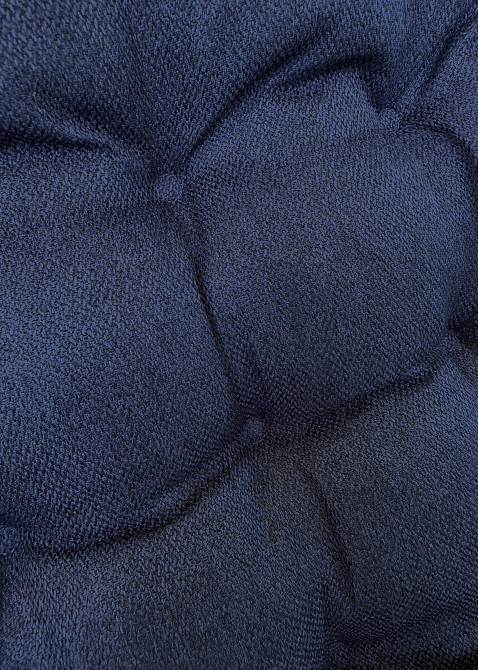 Подушка для стільців (40x120х4 см) подвійна Decorator Мальмо колір темно-синій 84-172 Київ - фото 2