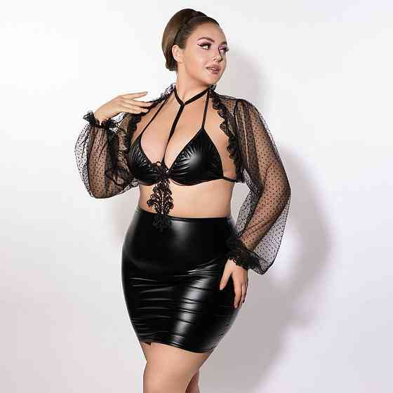 Платье JSY P61159 Black Plus Size Sex Aura Киев
