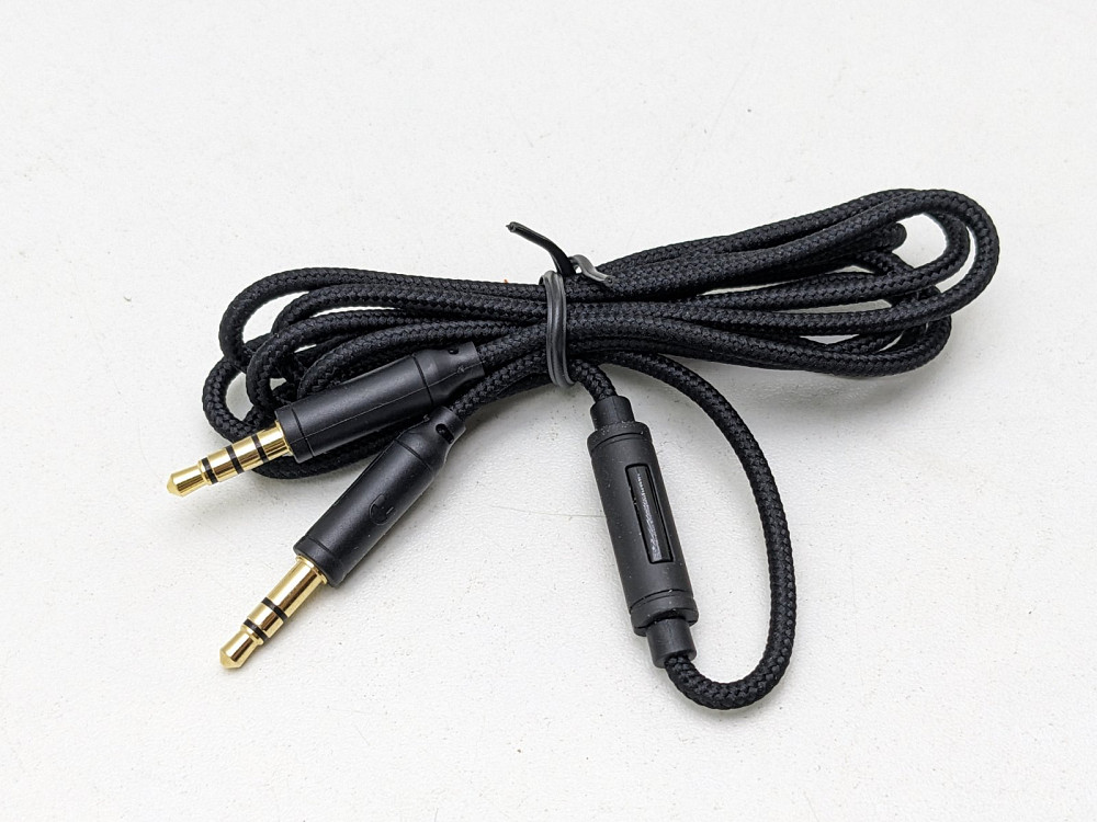 Кабель Jack - Jack 3.5 з мікрофоном 1м Луцьк - фото 1