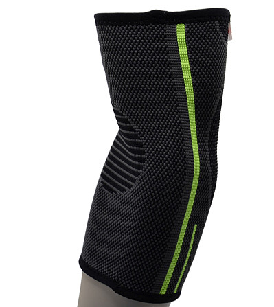 Компресійний налокітник MadMax MFA-283 3D Compressive elbow support Dark grey/Neon green S Каменское - изображение 4
