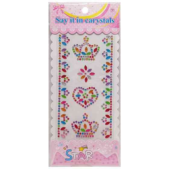 Наклейка камені "Зіроньки" XY-005 для авто, ноутбуків, телефонів Вид 5 Вінниця