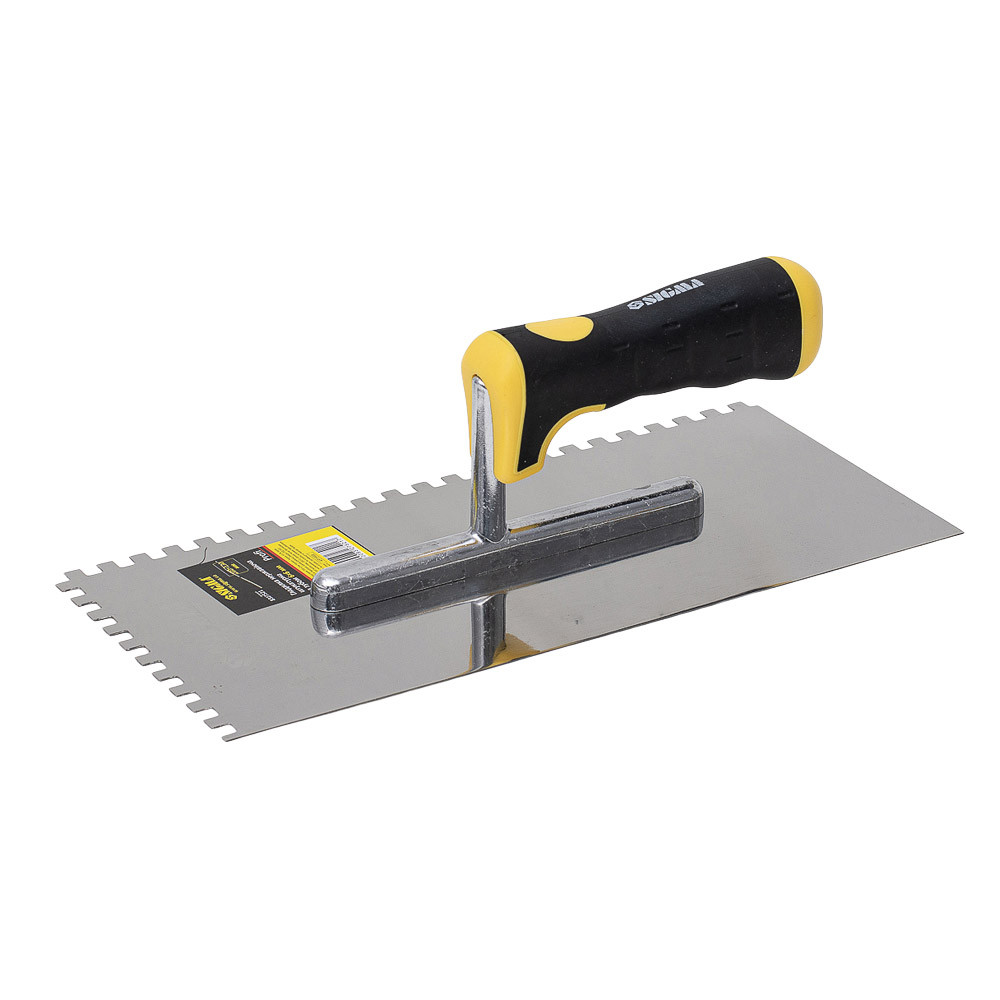 Sigma Гладилка нержавеющая штукатурная Profi 280×130мм c зубом 6×6мм SIGMA (8327521) Коломыя - изображение 2