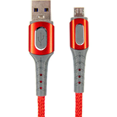 Дата кабель USB 2.0 AM to Micro 5P 1.0m red Dengos (NTK-M-LP-RED) Вінниця - фото 1