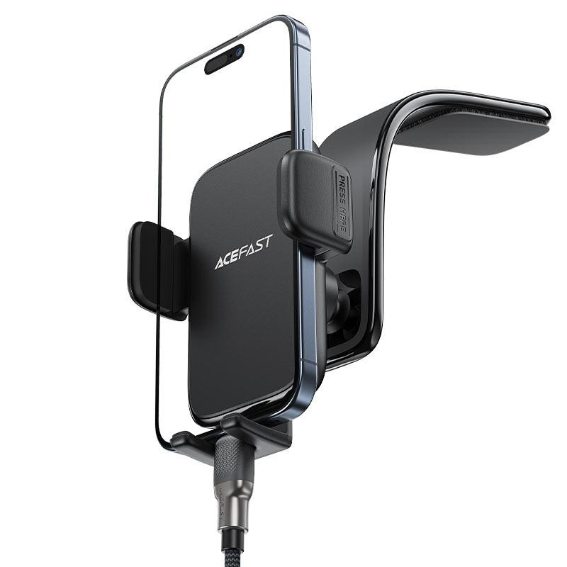 Автотримач для телефона ACEFAST D28 press type car holder for dashboard Black Киев - изображение 3