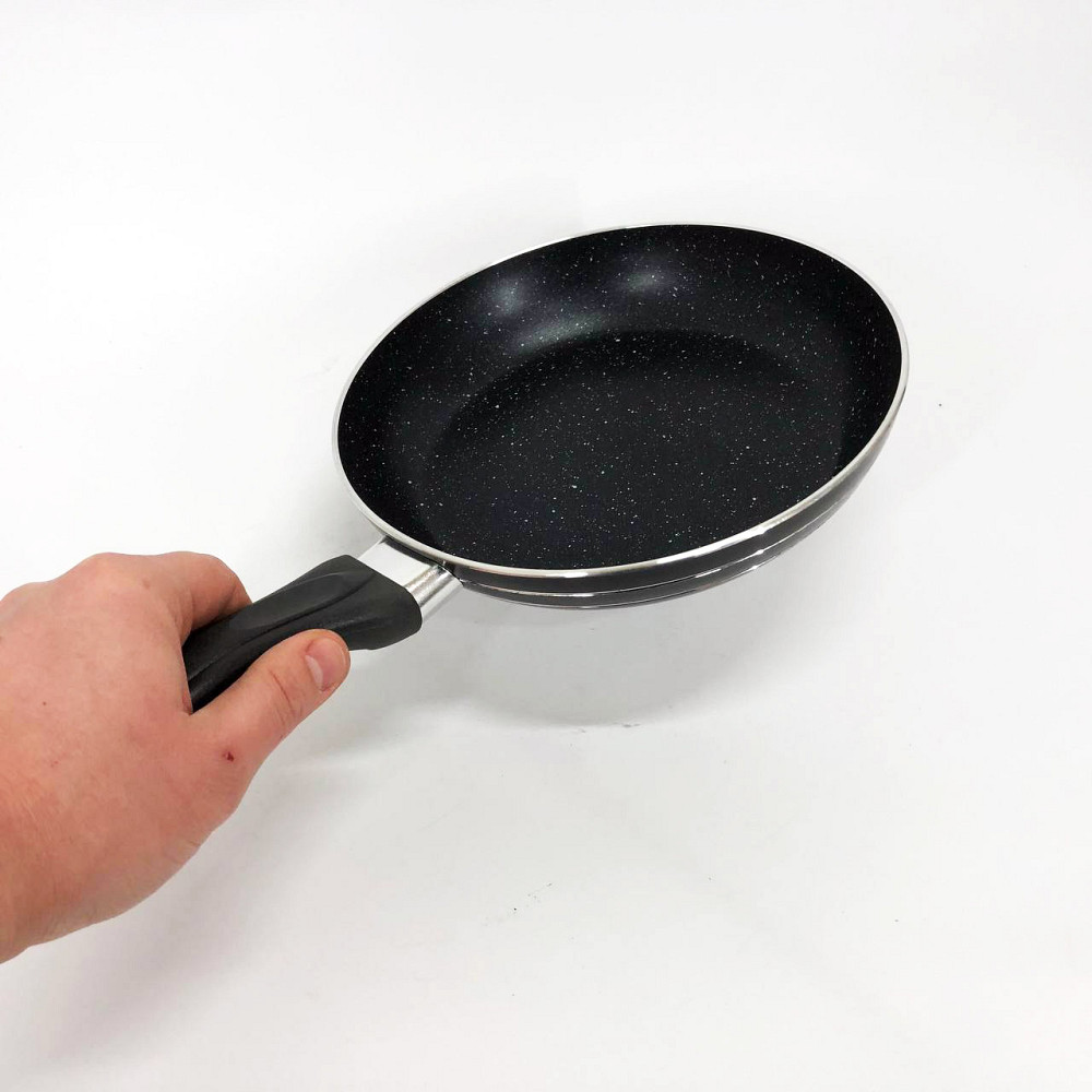 Антипригарна сковорода для овочів, Лита алюмінієва сковорода з алюмінієвим корпусом RQ-72 Львів - фото 1