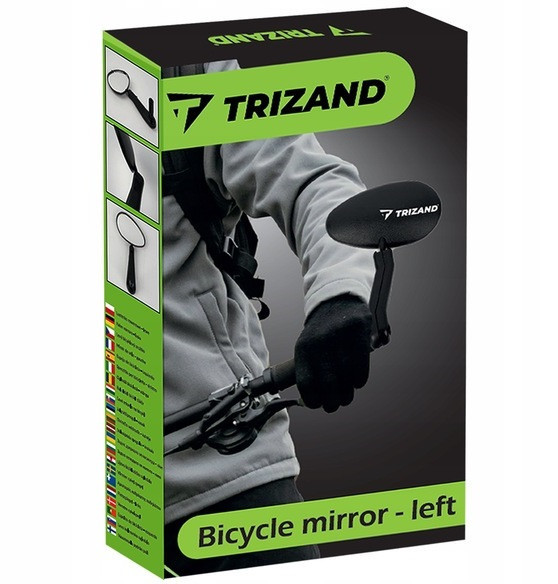 Велосипедне дзеркало ліве регульоване 350 градусом Trizand (25781) Нововолинськ - фото 7