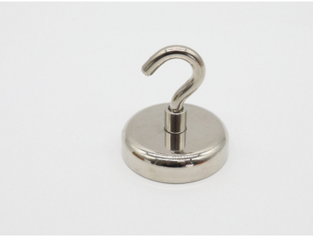 Сильний неодимовий магніт з гачком 75x18 мм до 150 кг Київ - фото 3