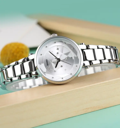 Годинник жіночий наручний Skmei 1411 Зіркове сяйво (Сріблястий) Київ