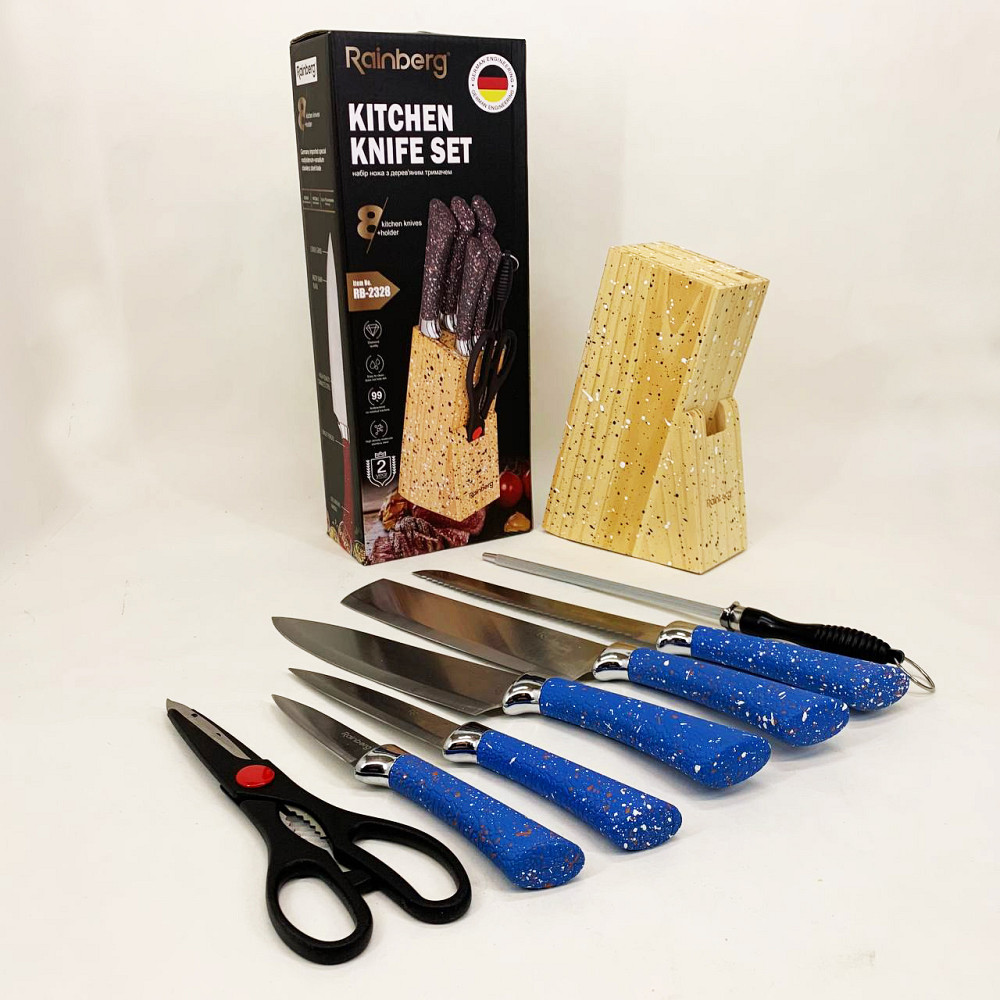 Набор ножей для готовки, Набор ножей со стильным дизайном Кухонный для нарезки NF-25 Львов - изображение 7