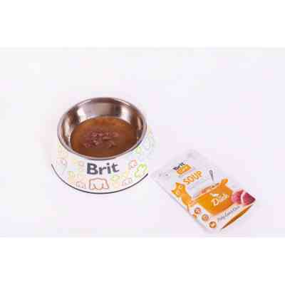 Влажный корм для кошек Brit Care Soup with Duck с уткой 75 г (8595602569182) Винница
