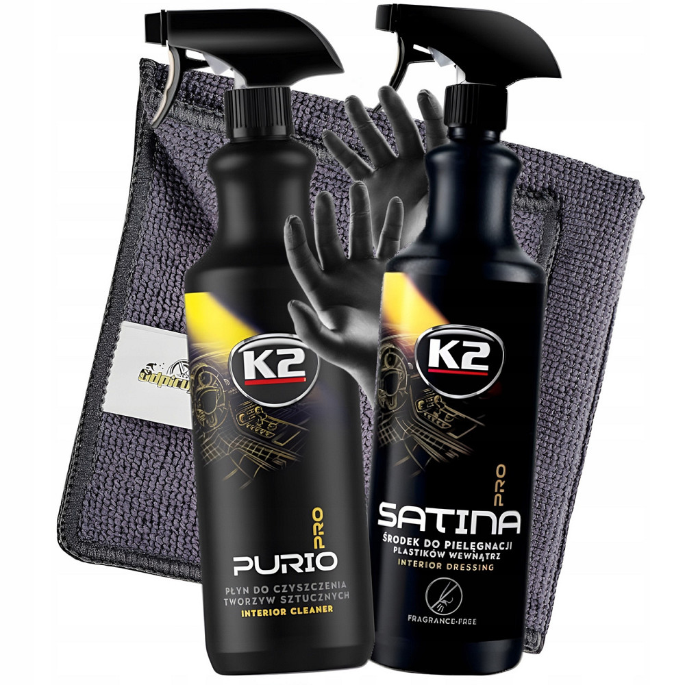 Полироль для пластика K2 Satina Pro Blueberry 1л Ковель - изображение 2
