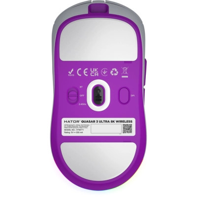 Мишка Hator Quasar 3 Ultra 8K Wireless White (HTM771) Вінниця - фото 7