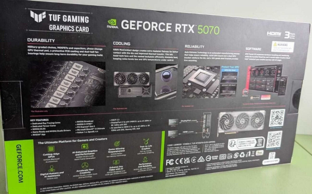 Asus TUF RTX5070 O12G Gaming. Харьков - изображение 6