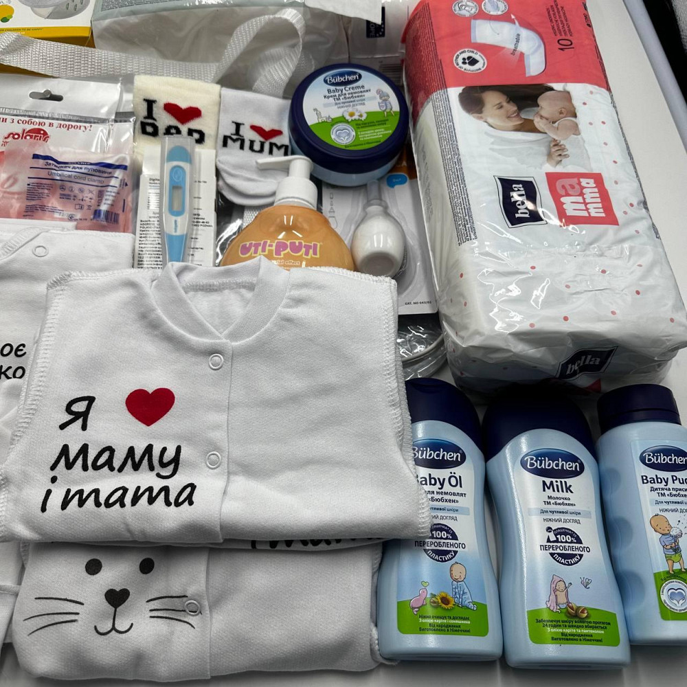 Набір у пологовий будинок для мами та новонародженого Premium у прозорій сумці L + сумка M для малюка 34 позиції EkoMama Кривий Ріг - фото 5