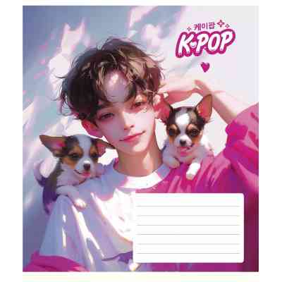 Тетрадь Школярик 24 листа линия (024-3495L) Винница