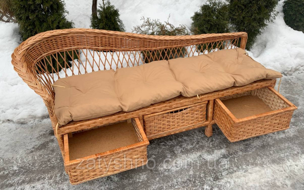 Кушетка плетеная из лозы Киев - изображение 5