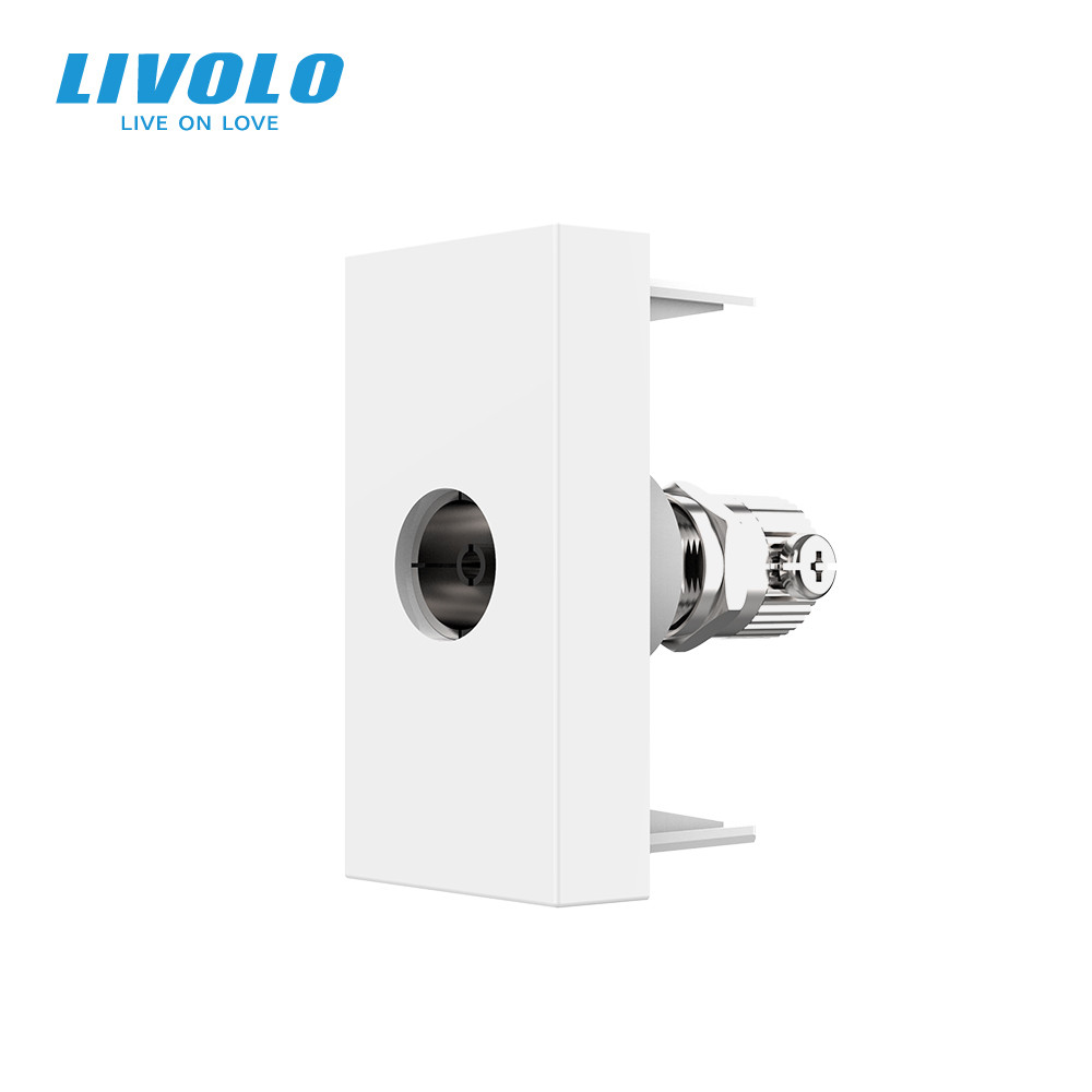 LIVOLO Телевізійна розетка LIVOLO, біла, модуль 0.5 поста, TV гніздо для антени / ресивера (VL- Коломия - фото 8