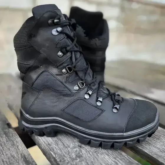 Берці тактичні Stalker мембрана Gore-Tex чорні Запоріжжя