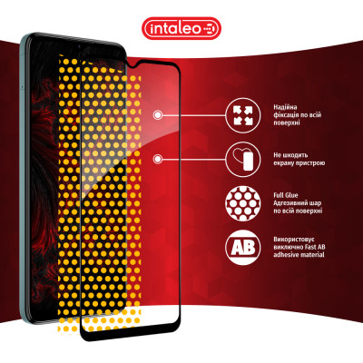Скло захисне Intaleo Full Glue Nokia C22 Black (1283126582301) Вінниця - фото 7