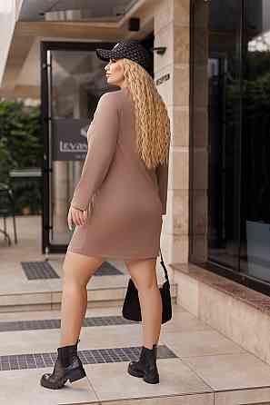 Спортивна трикотажна сукня з написом "Freedom" | Норма і батал Київ