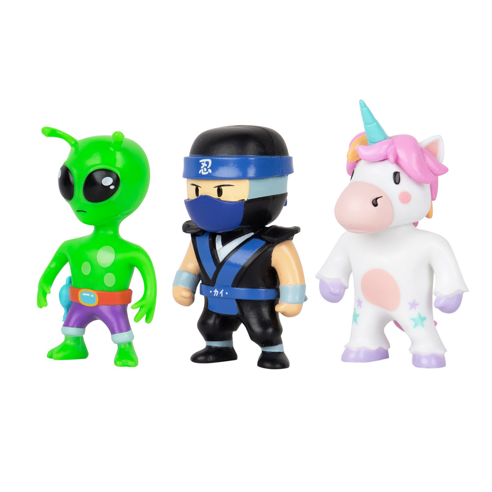 Набір колекц. фігурок Stumble Guys - Ніндзя Кай, Спрінклс, Прибулець Днепр - изображение 2