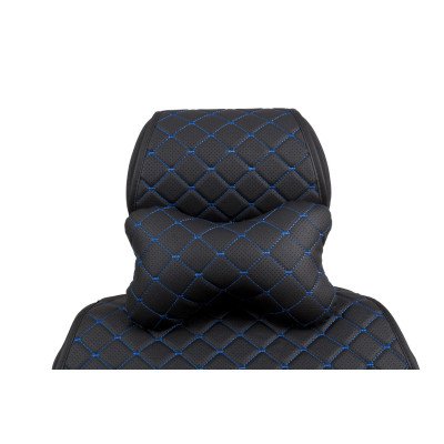 Подушка EVAtech ECO 27х16 см чорна з синьою ниткою (SPCRBL) Винница - изображение 7