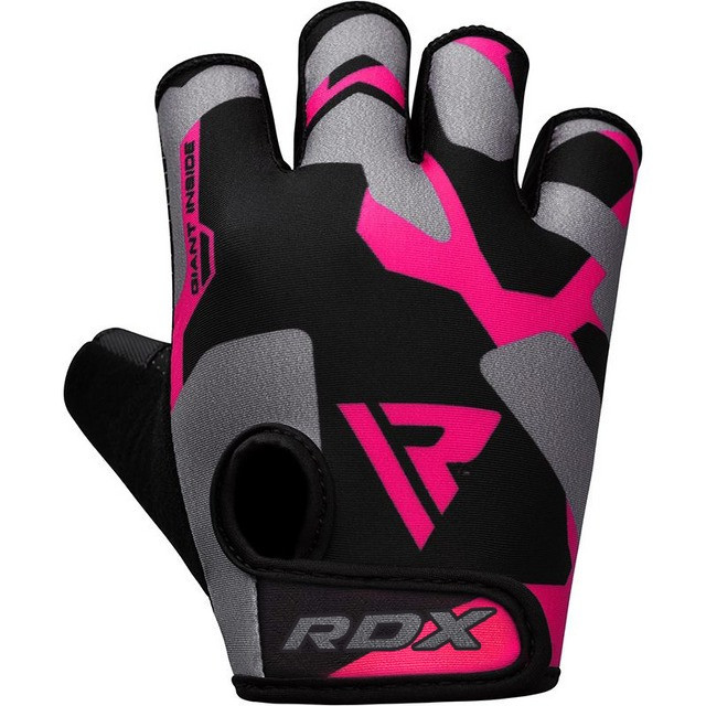 Рукавички для фітнесу RDX F6 Sumblimation PINK M Каменское - изображение 4