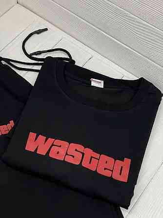 Костюм комплект Oversize літній Unisex  - WASTED (шорти + футболка) Чернівці