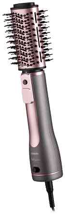 Фен-щітка ARDESTO Brush Pink Touch, 1200Вт, 2 швидкості, 2 темп. режими, LED-дисплей, функція іонізації , 4 насадки, сірий+ рожевий Київ