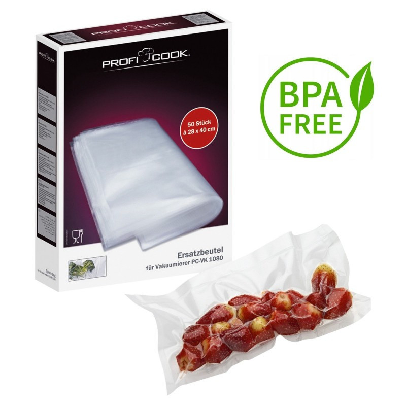 Пакети для вакууматора комплект 50 шт 22х30 см Profi Cook (8910151) Нововолинськ - фото 1